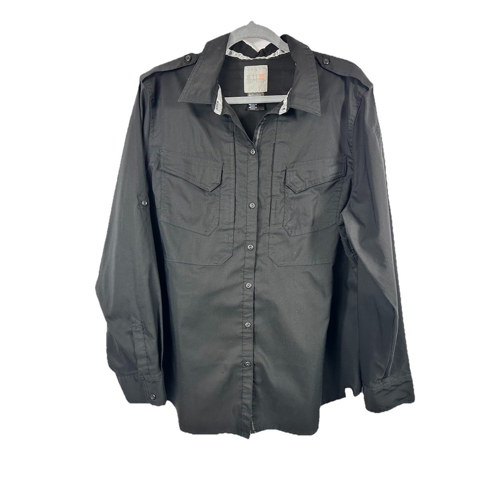 5.11 Tactical Women's PDU Class-A Long Sleeve Shirt Black XL 62064 Gorpcore